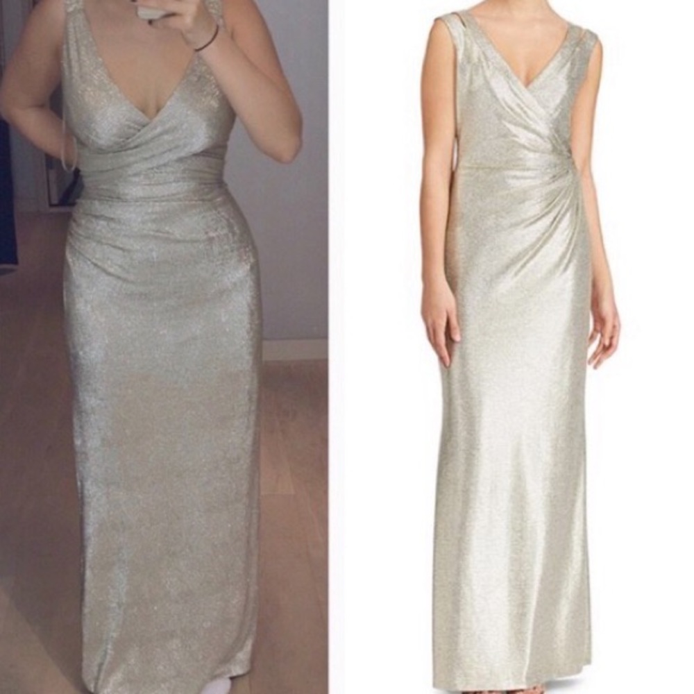 Lauren Ralph Lauren Gold Evening Gown